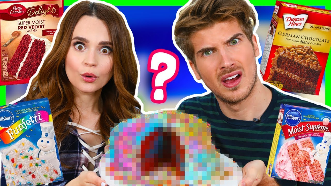MIXING TOGETHER EVERY FLAVOR OF CAKE MIX! W/ Rosanna Pansino