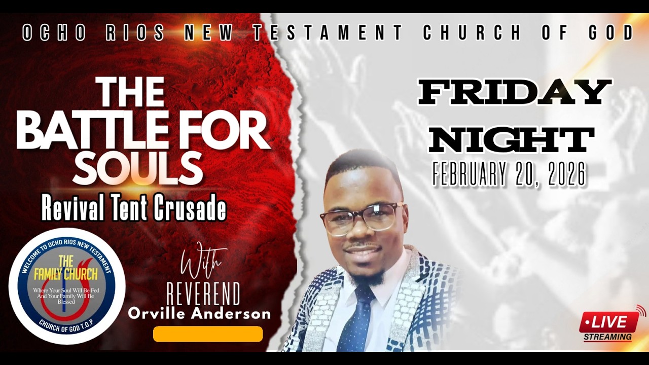 BATTLE FOR SOULS//FRIDAY NIGHT//REVIVAL TENT CRUSADE FEBRUARY 20, 2026