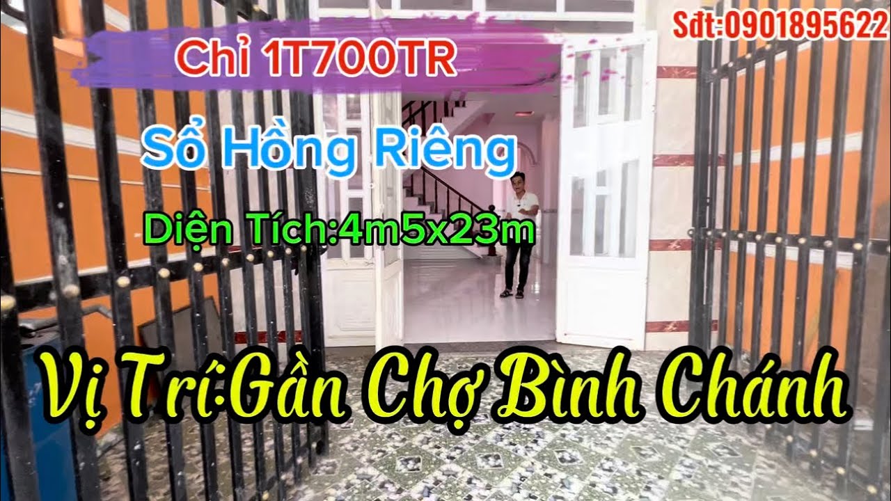 Nhà Đẹp Giá Rẻ✅Sân Trước👉Sân Sau Đều Có👍Sổ Hồng Riêng👌Khu Dân Cư Hiện Hữu.Chính Chủ Gửi Gắm☎️