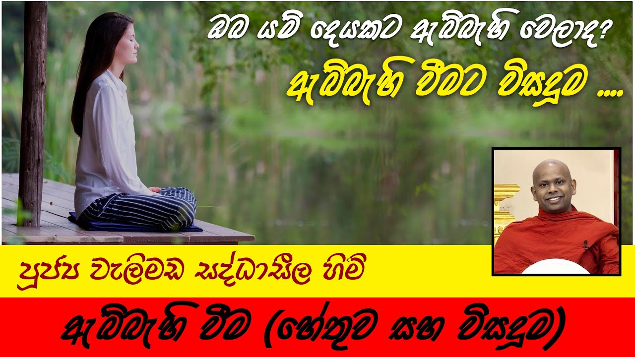 Abbehi Wiima | ඔබ යම් දෙයකට ඇබ්බැහි වෙලාද? මෙන්න විසදුම  | පූජ්‍ය වැලිමඩ සද්ධාසීල හිමි