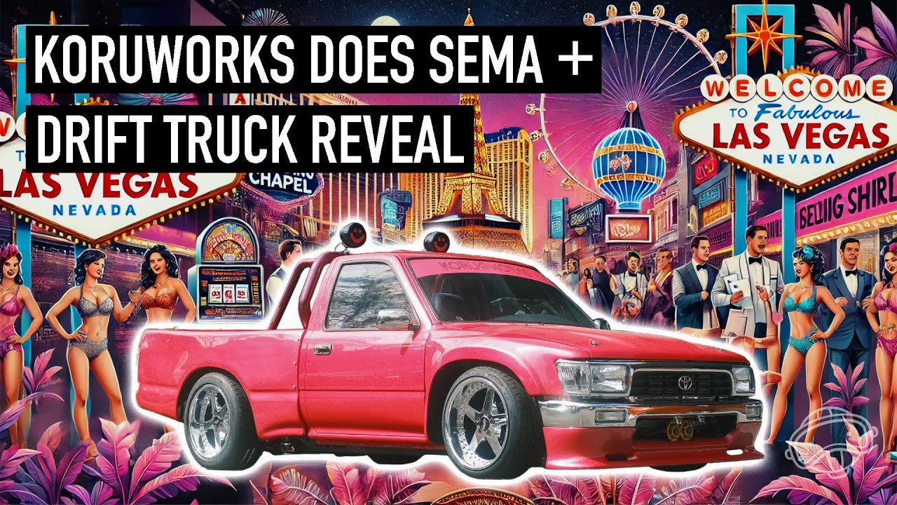 KORUWORKS DOES SEMA! PART ONE FT DRIFT TRUCK AND SUPRA REVEAL, MATT FIELDS C8 CORVETTE AND MORE!
