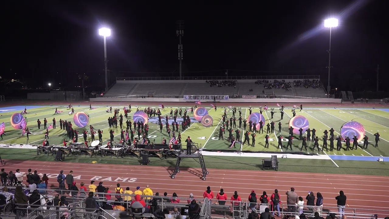 Etiwanda HS Marching Band & Colorguard at Ramona High School Field Show Tournament 2024