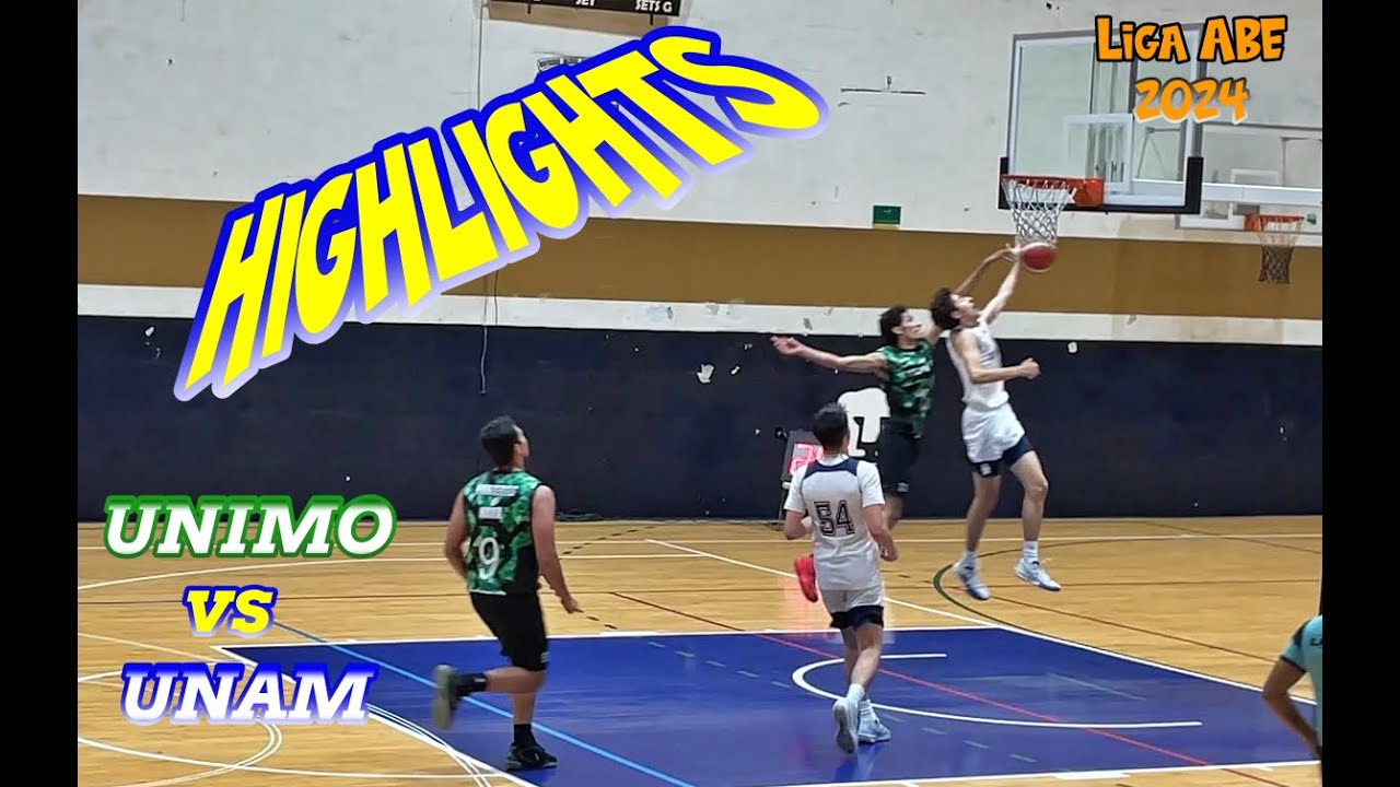 HIGLIGHTS. Universidad Montrer vs UNAM. Liga ABE.  27 de septiembre de 2024.