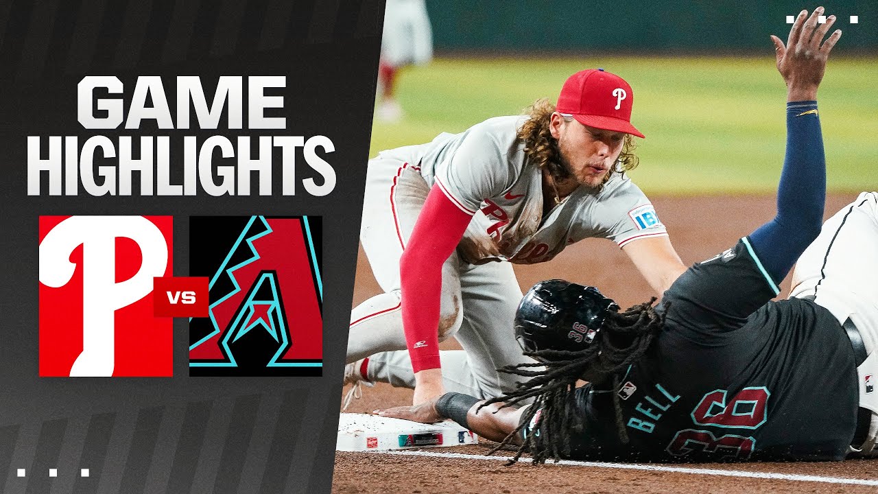 Phillies vs. D-backs Game Highlights (8/9/24) | MLB Highlights