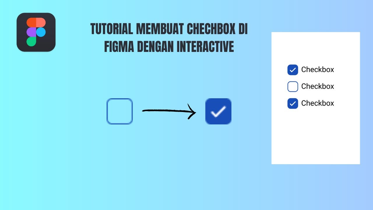 Tutorial membuat checkbox di figma