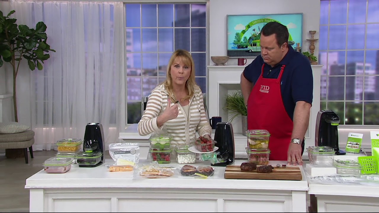 FoodSaver FreshSaver with Containers & Zipper Bags on QVC