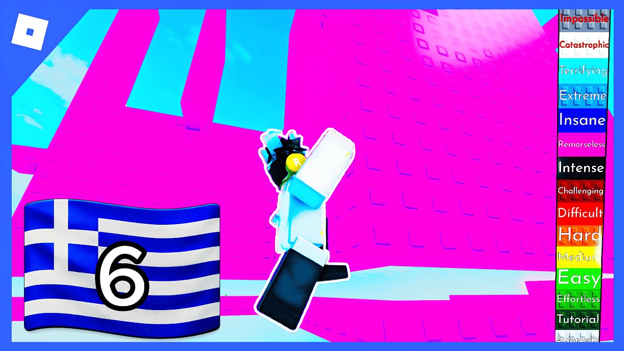 Greece's Difficulty Chart Obby 6 [All 260 Stages] | Roblox