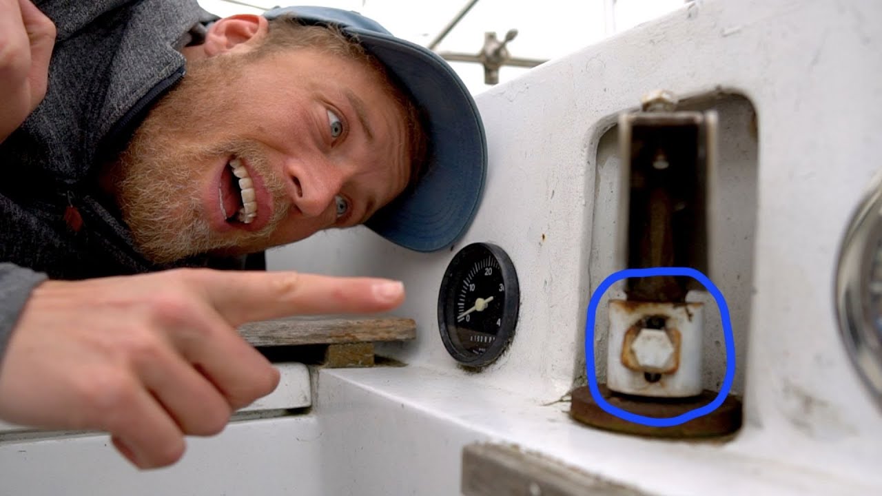 How I Quick Fixed my Sailboat Rudder Shaft! (Sailing Malou)