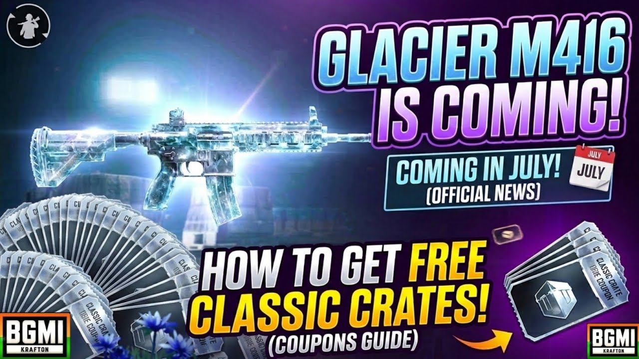 Glacier M416 Is Coming How To Get Free Classic Crate Coupons 
