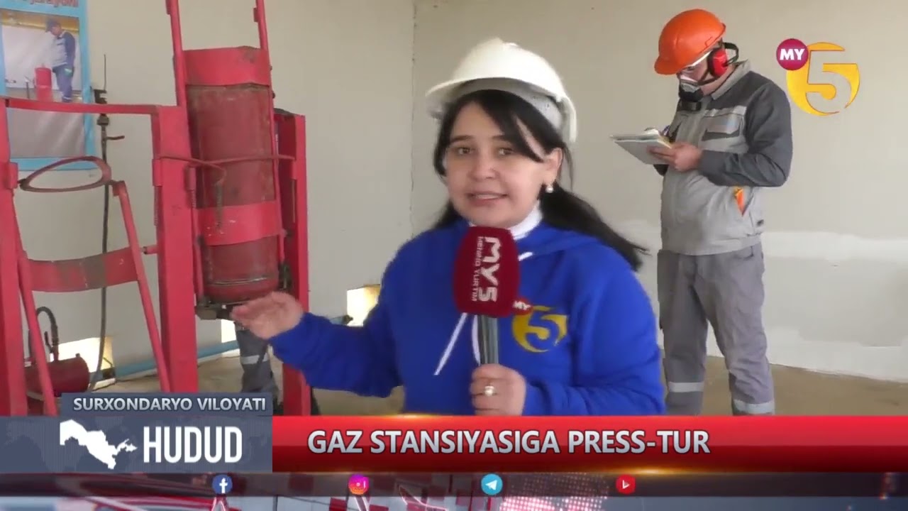 SURXONDARYODAGI GAZ STANSIYASIGA PRESS-TUR TASHKIL ETILDI