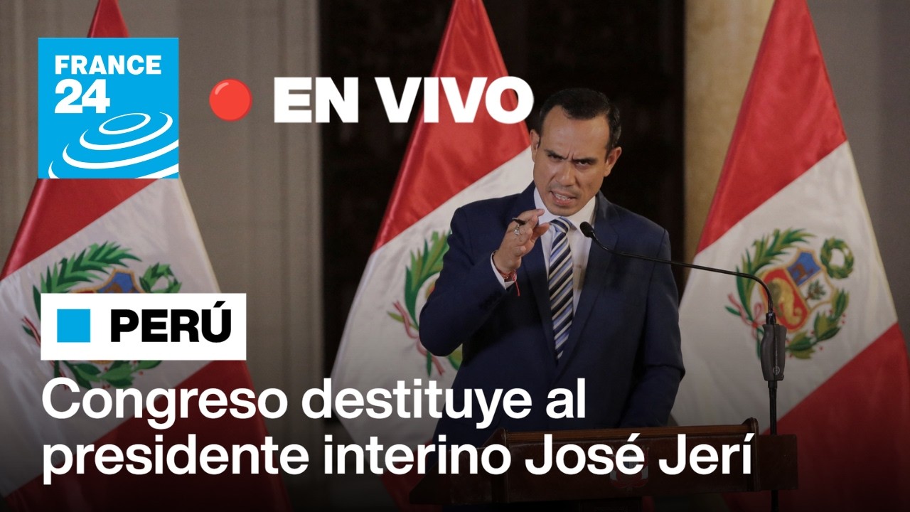 🔴 En vivo: el Congreso de Perú destituye al presidente interino José Jerí