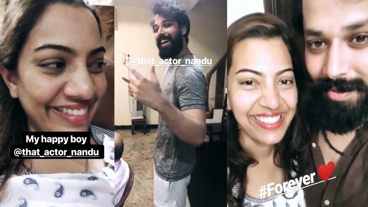 After Bigg Boss Geetha Madhuri With her Husband Nandhu Cute Video