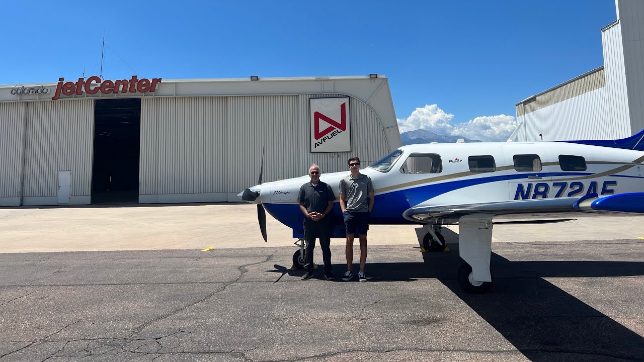 Colorado Springs in a G1000 Malibu