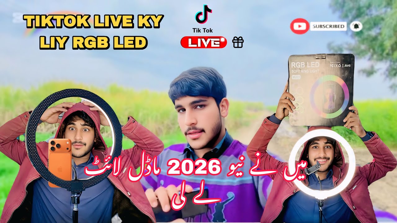 “TikTok Live laay Main RGB LED lai li aa ✨”