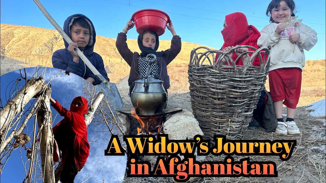 How is A Widow's Life in Afghanistan | making Stove | Village Life #village #cooking #rural