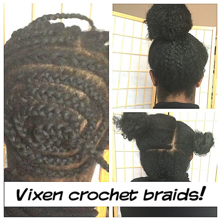 How to install 3 way part invisible vixen crochet braids