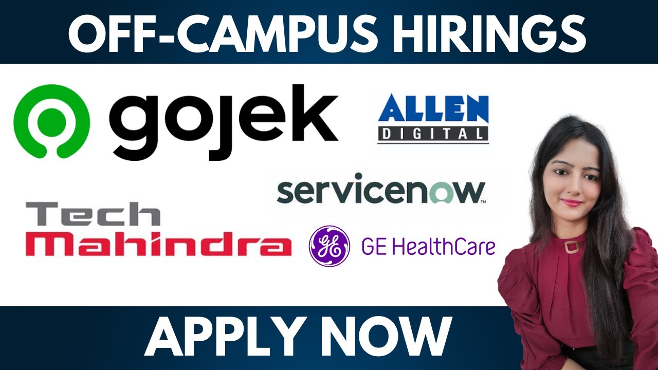 OFF-CAMPUS HIRING || GOJEK || TechM || GE Healthcare || MUST WATCH