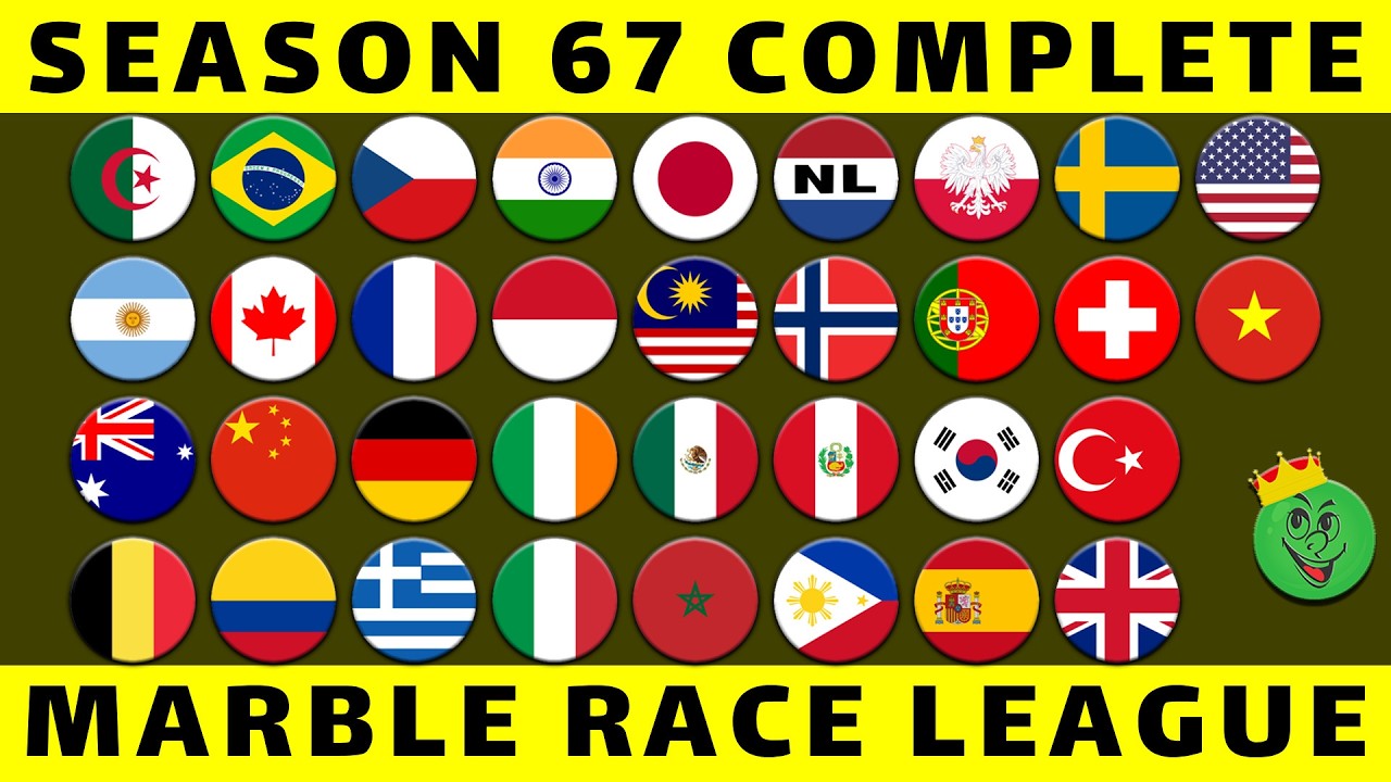 Marble Race League Season 67 Complete Race / Marble Race King