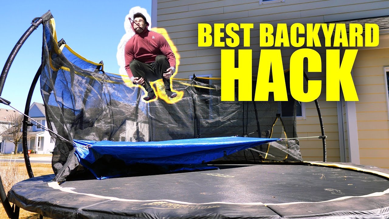 The Trampoline Half-Net Hack - Best Of Both Worlds!?