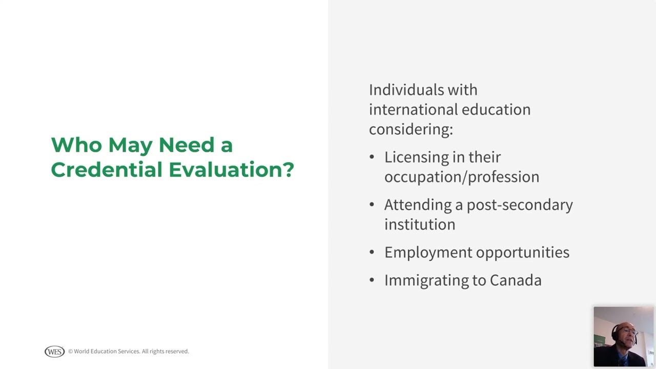 WES Webinar: Applying for Credential Evaluation for Work, Study, or Licensing in Canada | Watch Now!