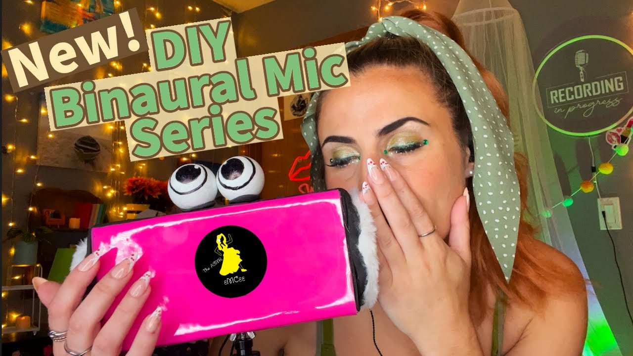 ASMR DIY Binaural Mic Test with Ear to Ear Whispers, Ear Massage,  & Ear Cupping