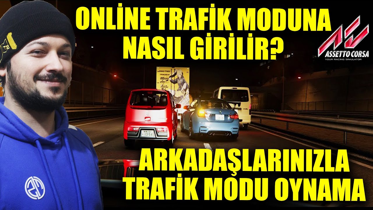 ARKADAŞLARINIZLA NASIL ONLİNE OYNAYABİLİRİSİNİZ? ARKADAŞLARINIZLA ONLİNE TRAFİK GİRME |Assetto Corsa