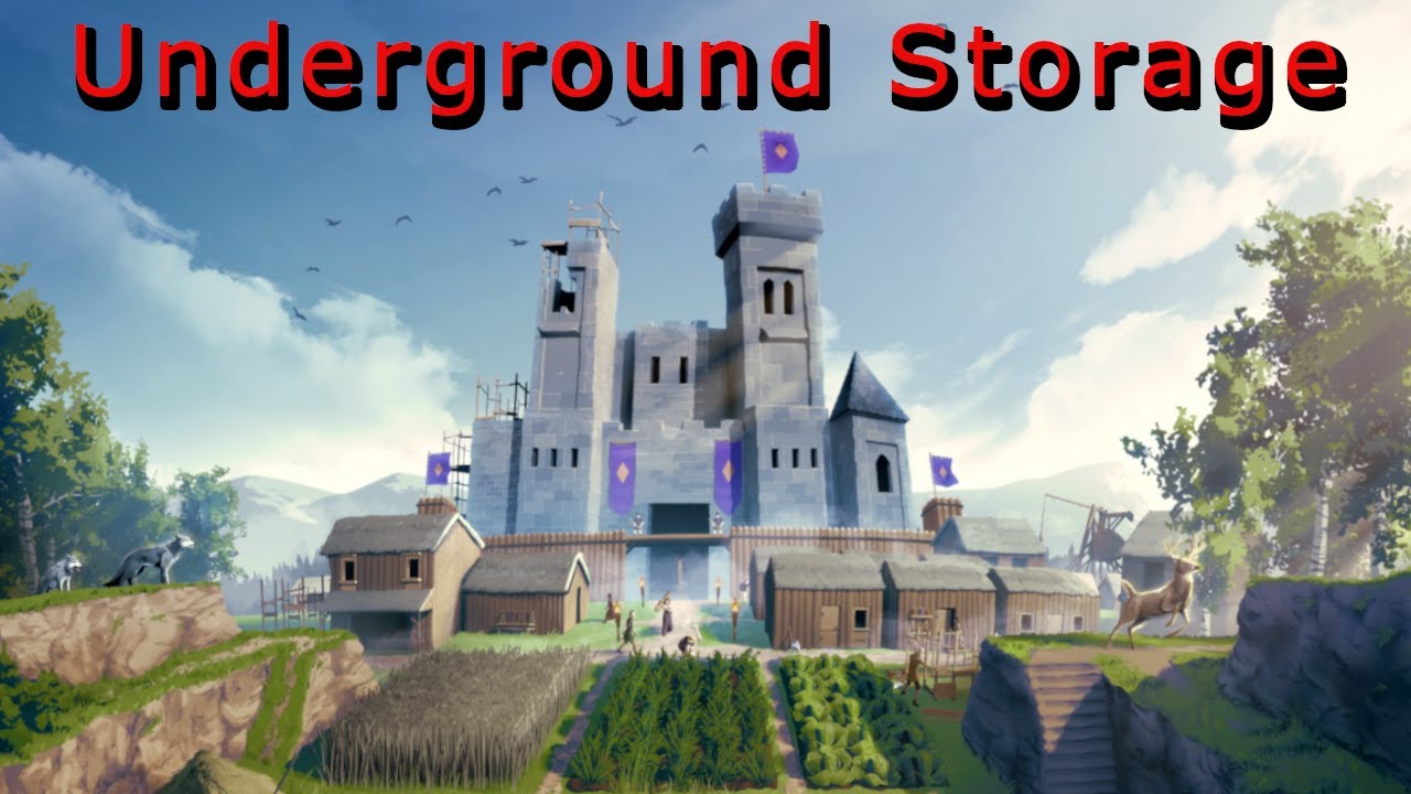 Going Medieval - How to build an underground food storage