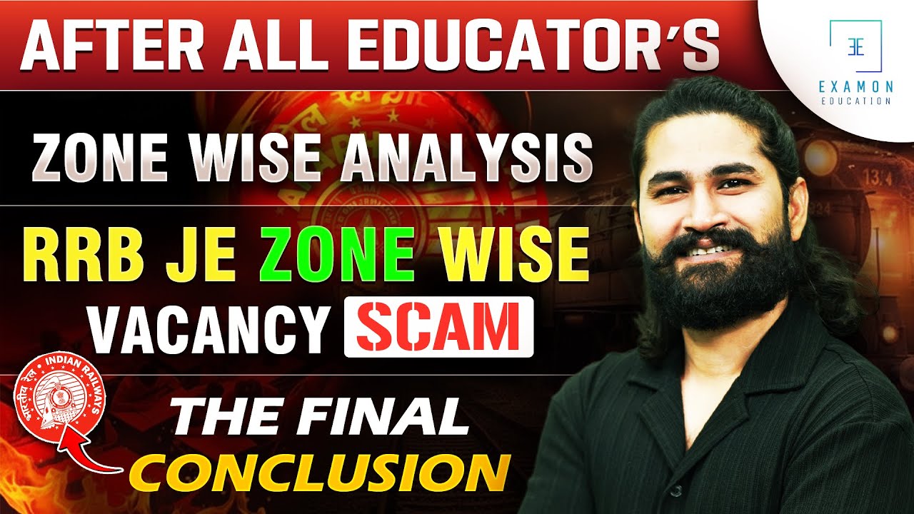 RRB JE Zone Wise Vacancy 2025 | कोनसा Zone है Best  Real✅ or Scam❌