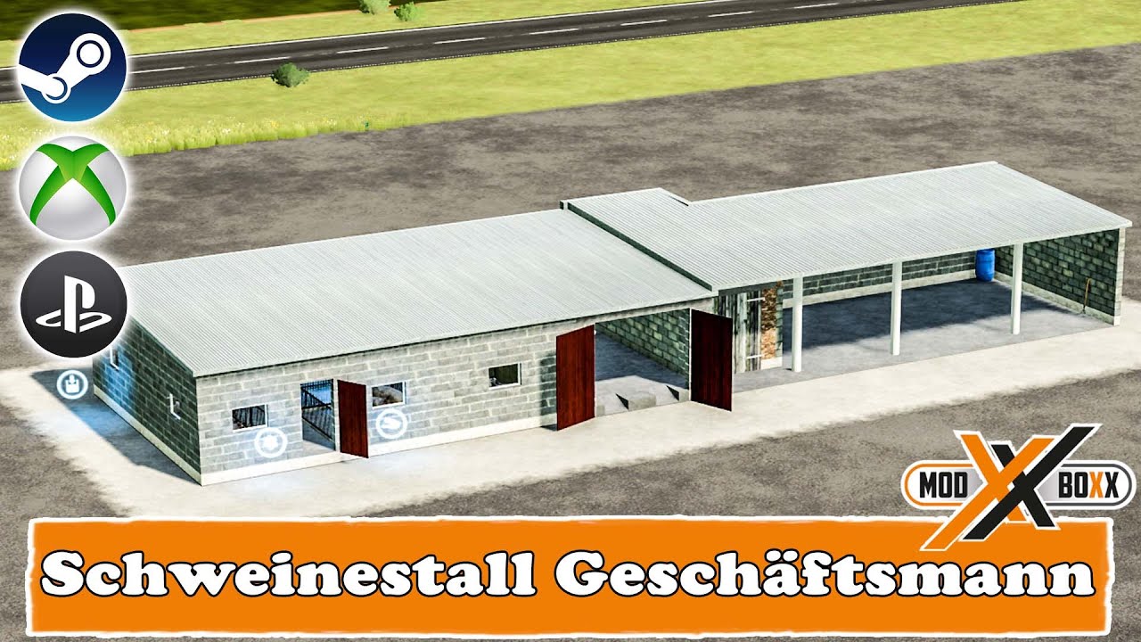 LS22 Mods | Schweinestall Gesch&auml;ftsmann | Farming Simulator 22 Modvorstellung