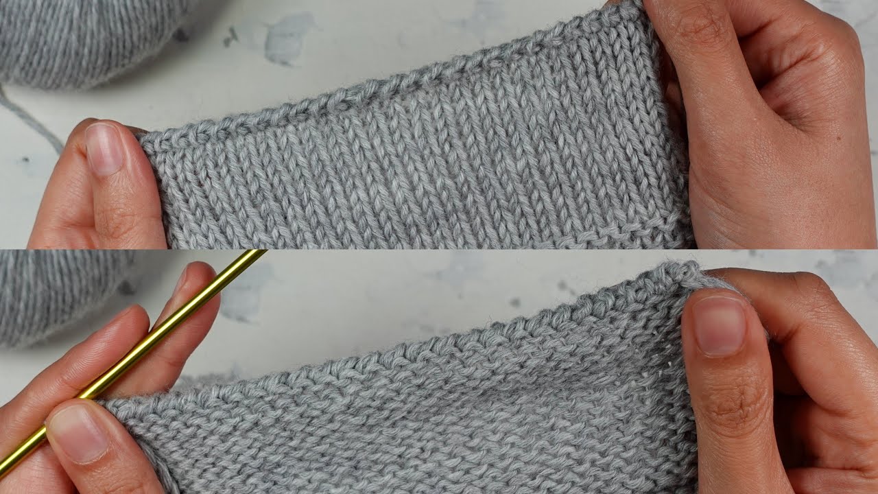 casting off in knitting | کور کردن زیبا برای هر دو ‌سمت بافت