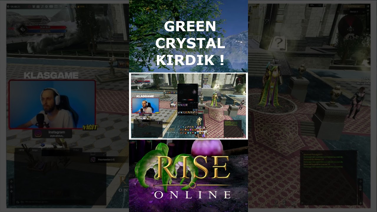 GREEN CRYSTAL BİZİ G&Uuml;LD&Uuml;RD&Uuml; M&Uuml; - Rise Online Crystal Kırma
