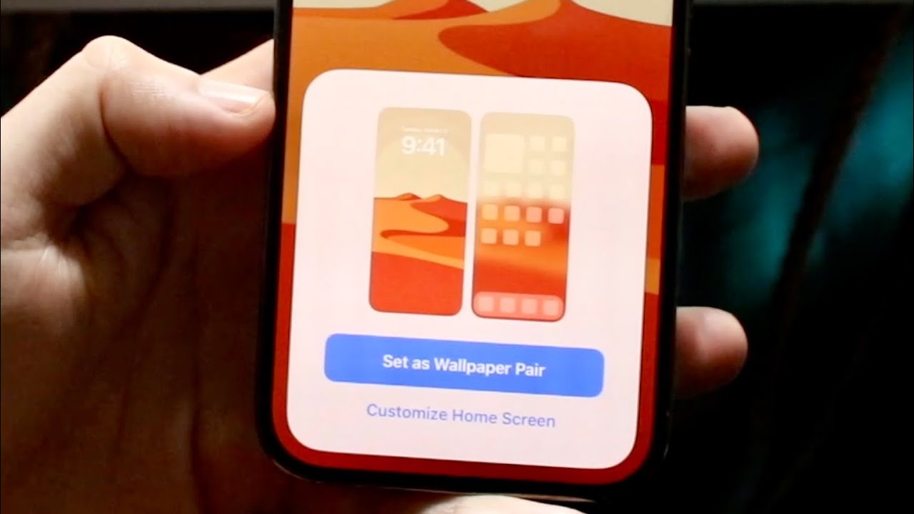 How To Put Different Photos As iPhone Lock Screen And Home Screen!