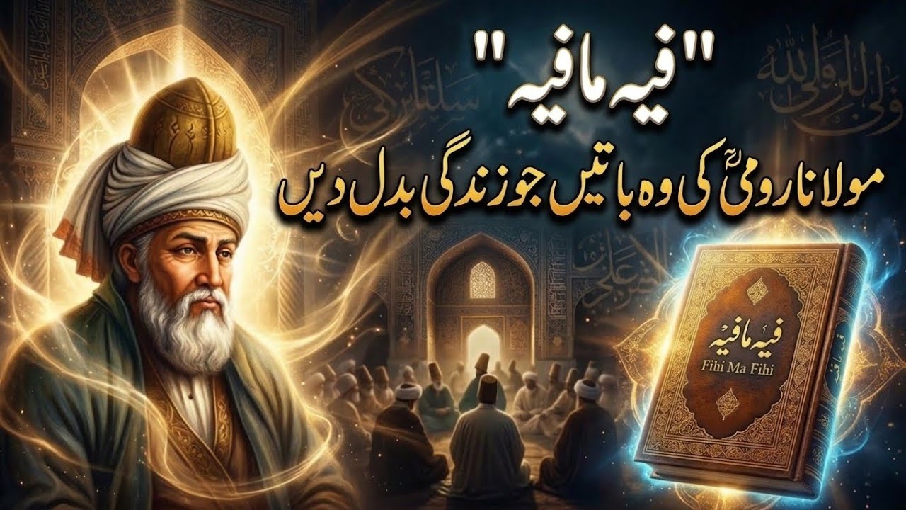 The  Secret of Rumi: Fihi Ma Fihi - Sufi Wisdom In-Depth Analysis & Review [Urdu/ Hindi]