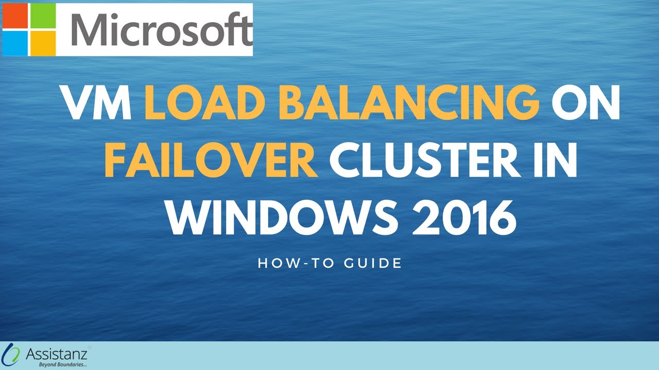 VM Load Balancing on Failover cluster in Windows 2016