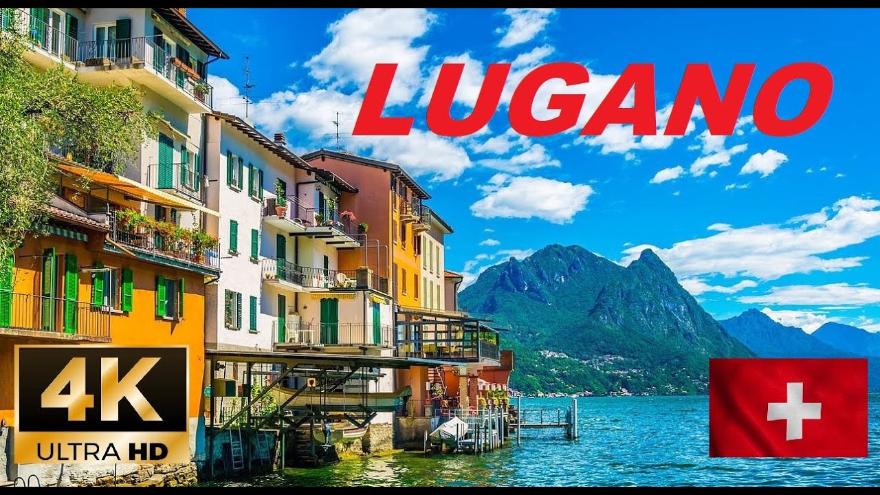 LUGANO SWITZERLAND 4K WALKING