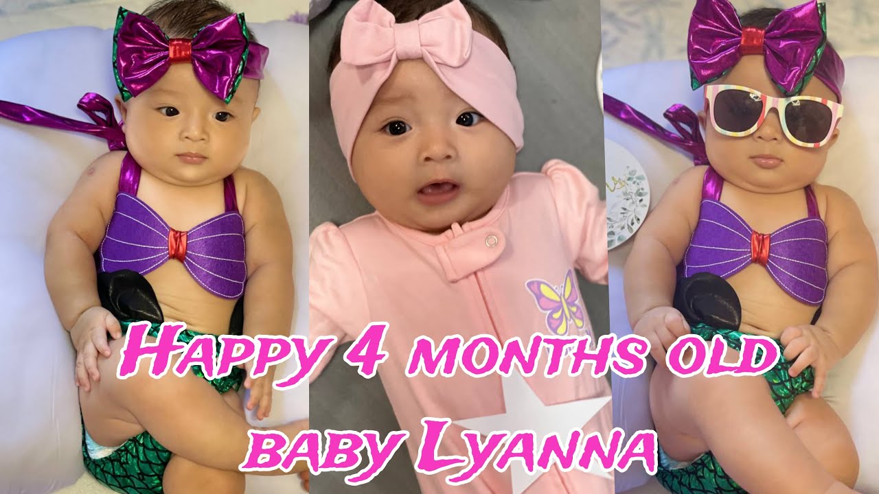 Our little Princess Lyanna is 4 months old ❤️❤️❤️