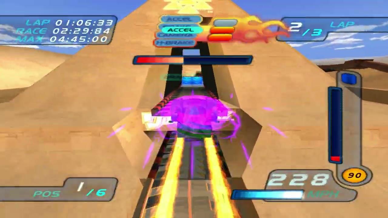 Hot Wheels World Race Road Rocket on Pyramid Run