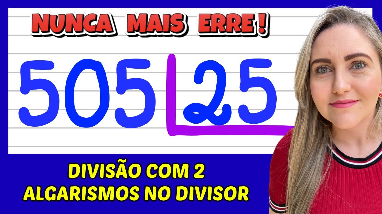 NUNCA MAIS ERRE DIVISÃO! APRENDA COMO FAZER DIVISÃO!