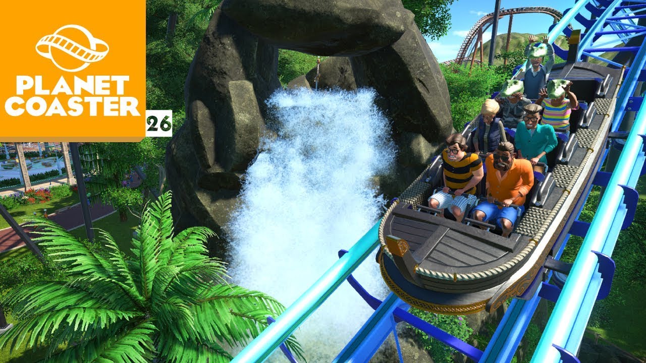 CONSTRUÍ UMA CACHOEIRA | Planet Coaster: Aventura #26