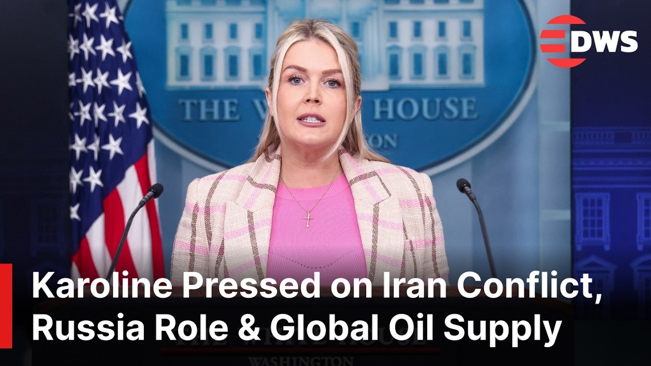 BREAKING: White House Sec Karoline Pressed on Iran Conflict, Russia, Pakistan  & Oil Crisis | AC1E