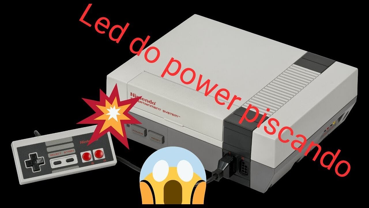 manutenção NES( luz do power piscando)