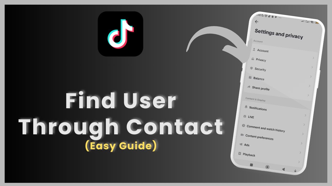 How To Find Someone on TikTok With Phone Number - Easy