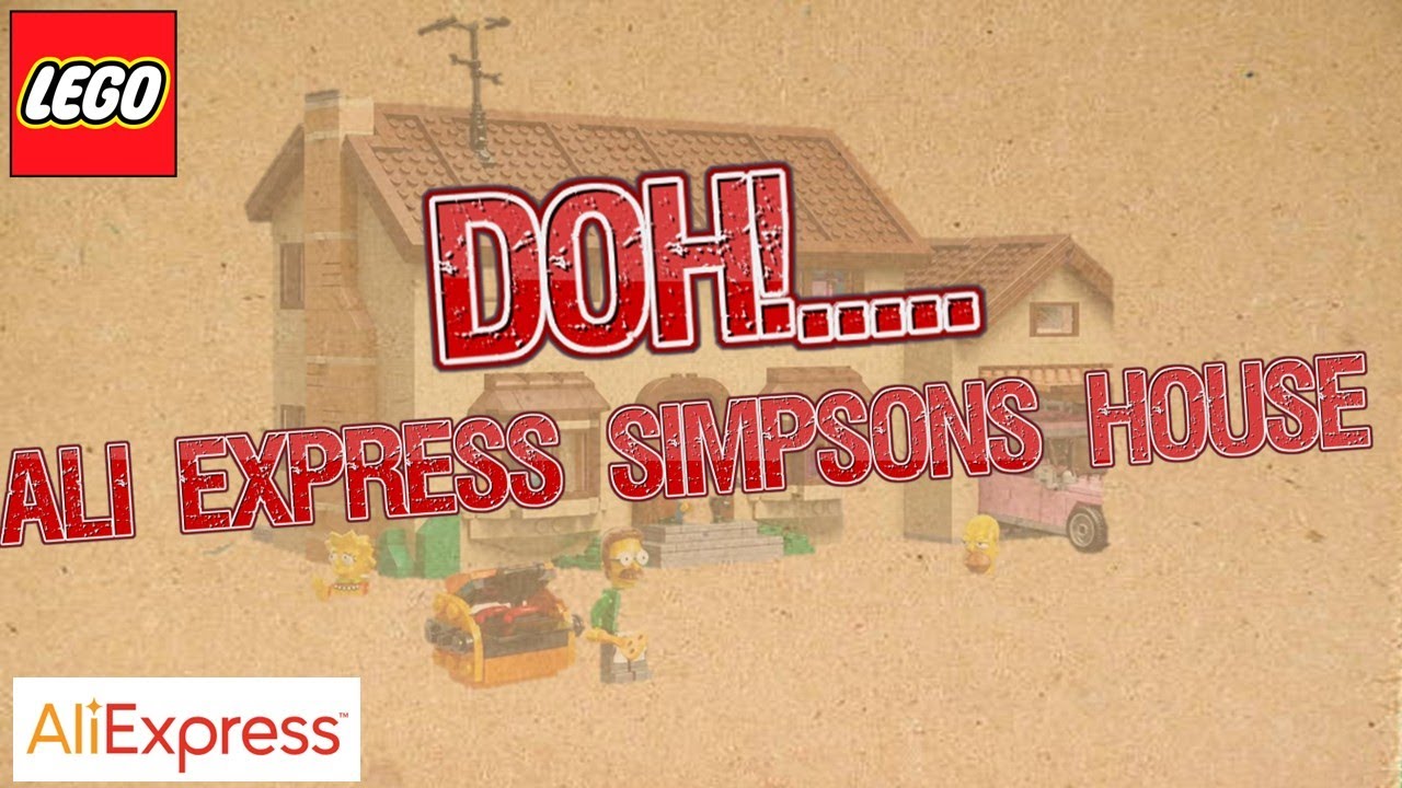 Lets Talk About Ali Express Simpsons House Lego MOC. #lego  #legomoc #thesimpsons #thesimpsonslego