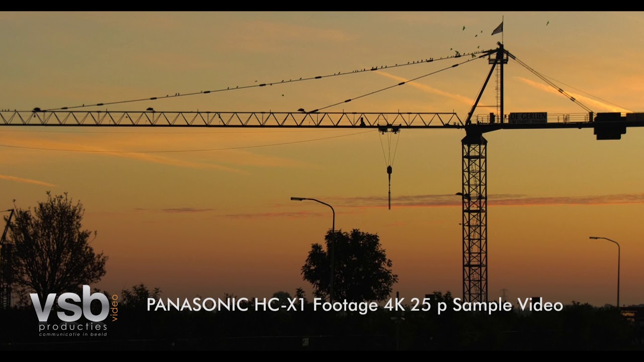 Panasonic HC-X1 4K 25p footage sample video