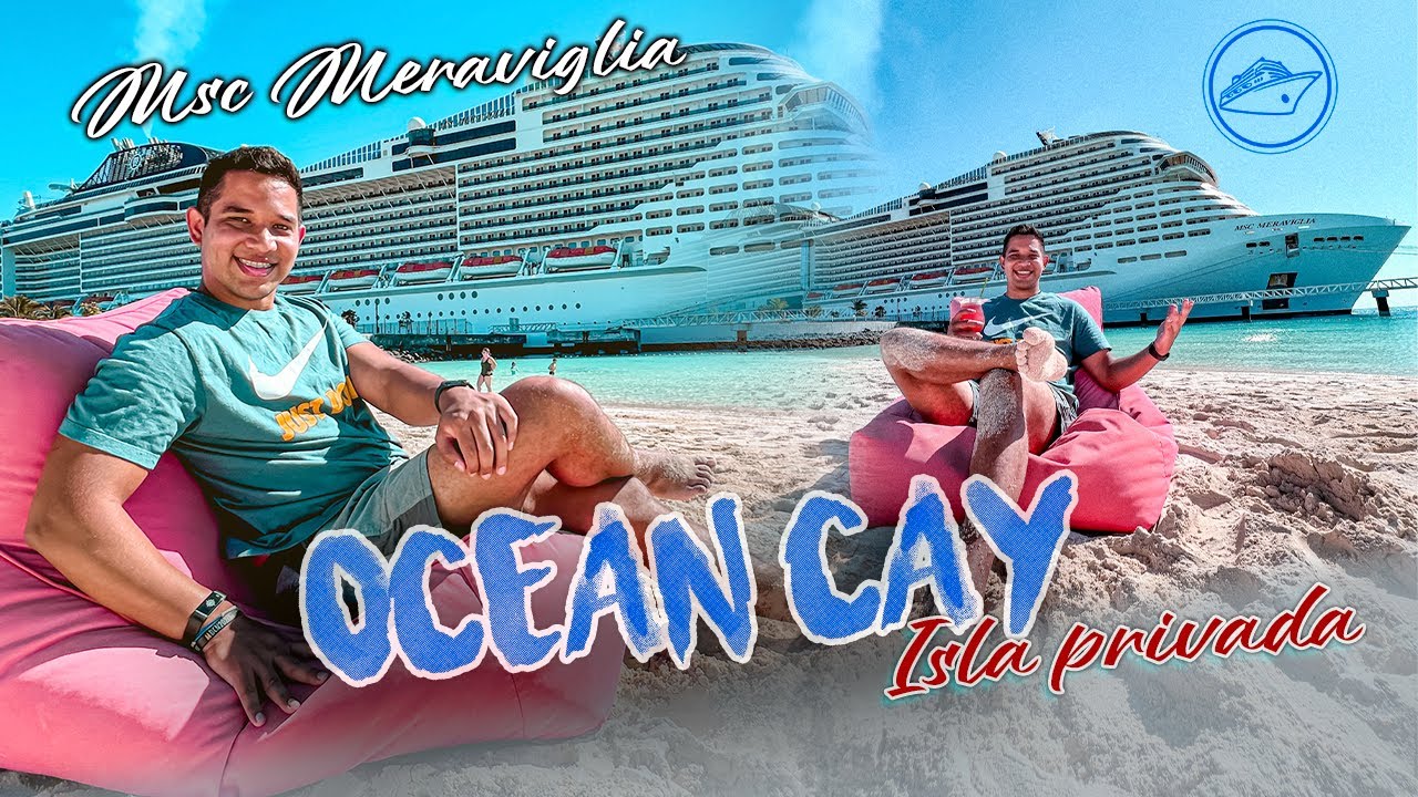 😮🏖️ DORMIMOS en la ISLA PRIVADA de MSC en las BAHAMAS 🇧🇸 | OCEAN CAY🏝 |  MSC MERAVIGLIA 🛳️