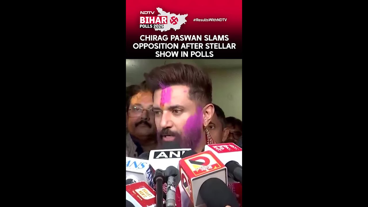 Bihar Elections 2025 | Chirag Paswan Slams Opposition After Stellar Show In Polls