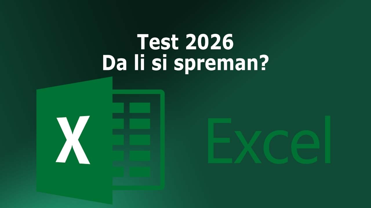 Excel test za posao - primer i resenje
