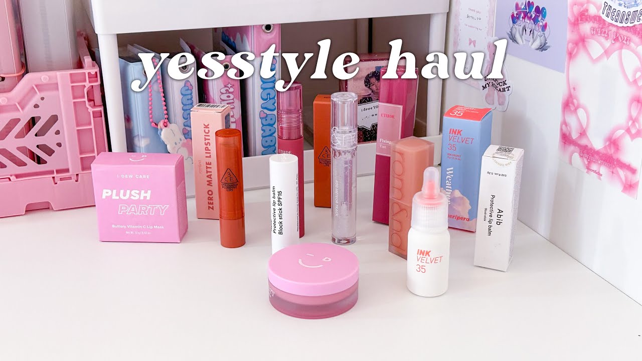 yesstyle haul / lip products🌷new makeup 💘 #YSPerfectLips
