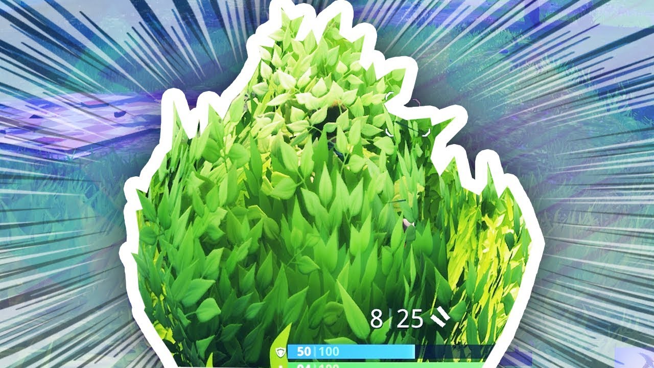 I AM A BUSH.. in fortnite: battle royale!!
