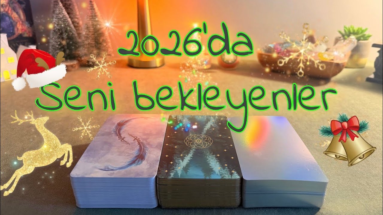 2026da seni bekleyenler neler? 🎄🍀💖Yeni yılda seni hangi enerjiler bekliyor? Deste seç tarot açılım